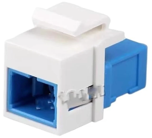 Alt view image 7 of 7 - Fiber Optic Panel Module 10pcs Large Square Port SC LC ST FC Coupler Flange Disk Adapter Fiber Snap Information Panel(Khaki)