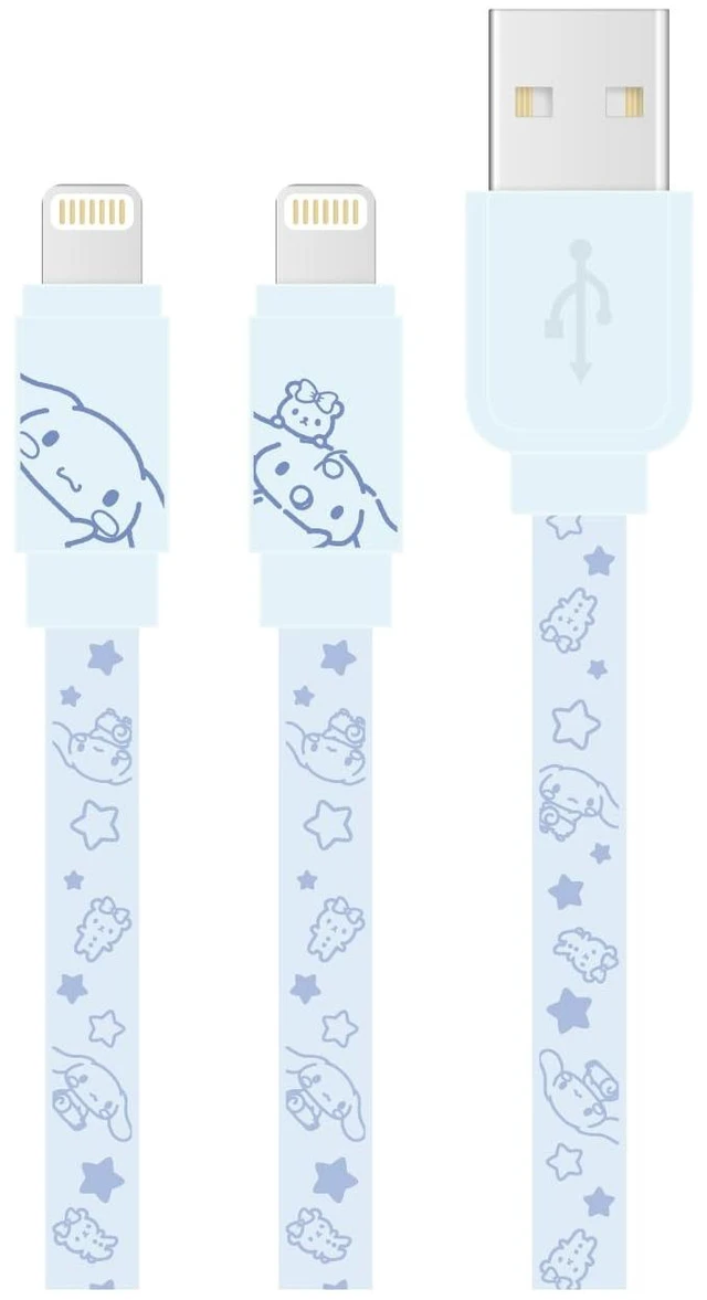 Main image of Gourmandise Sanrio Characters Lightning Cable, Cinnamoroll SANG-303CN