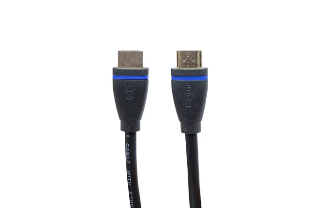 Alt view image 4 of 7 - Sky Vision BL-HD 100 HDMI 2.0 Cable, HDR10 and Dolby Atmos Capable, 4K / 2K at 60Hz, Full HD at 120Hz, ARC Compatible for Soundbars and AV Receivers, 10 Metre HDMI Cable for Computers, Soundbars, etc