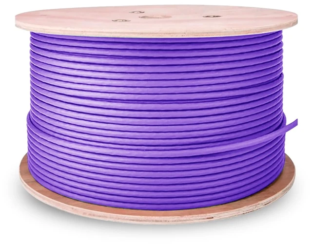 Alt view image 3 of 3 - AISENS - A135-0748 - Network Cable RJ45 LSZH Cat.6 UTP Rigid AWG23 CCA (Alloy), Violet, 305M