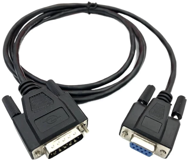 Main image of Customized DB9 Female to DB15 Male DB15 to DB9 9-pin to 15-pin Electronic Weighing Wire Serial Port Wire(2m)