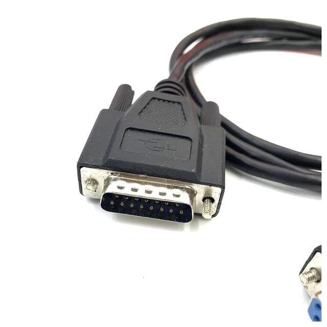 Alt view image 4 of 5 - Customized DB9 Female to DB15 Male DB15 to DB9 9-pin to 15-pin Electronic Weighing Wire Serial Port Wire(2m)