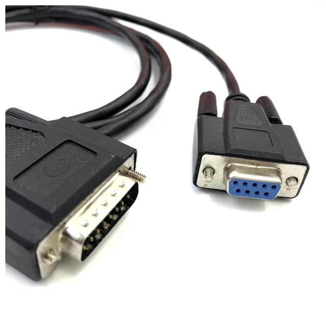 Alt view image 5 of 5 - Customized DB9 Female to DB15 Male DB15 to DB9 9-pin to 15-pin Electronic Weighing Wire Serial Port Wire(2m)