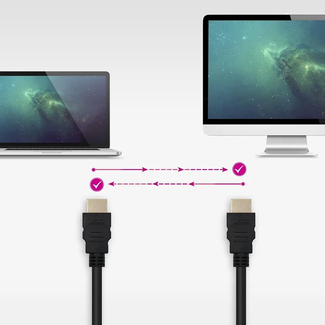 Alt view image 4 of 4 - Nanocable 10m High Speed HDMI to HEC Cable A/M-A/M, Black