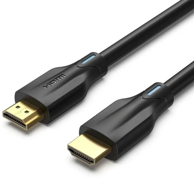 Main image of PRENDELUZ HDMI Cable 1m 2.1 8K Black, High Speed Cable, eARC HDCP 2.2&2.3 Dynamic HDR D.olby Atmos Compatible with PS5 HDTV Monitor