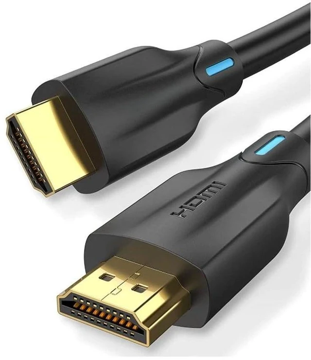 Alt view image 3 of 4 - PRENDELUZ HDMI Cable 1m 2.1 8K Black, High Speed Cable, eARC HDCP 2.2&2.3 Dynamic HDR D.olby Atmos Compatible with PS5 HDTV Monitor