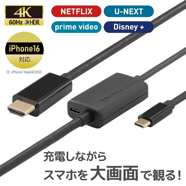 Alt view image 2 of 7 - Rattock System USB Type-C to HDMI Converter Cable RS-UCHD4K60-5MA