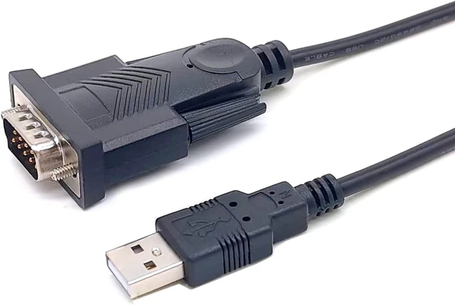 Alt view image 2 of 6 - Equip Adapter USA-A -> Serial RS232-DB9 M/M 1.50 m
