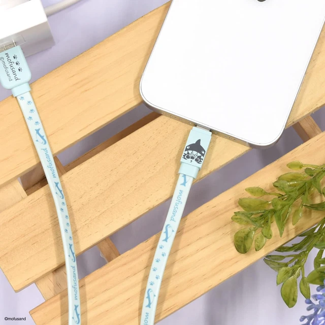 Alt view image 4 of 6 - (Gourmandise) Gourmandies MOFU-42A Lightning Cable Shark Nyan