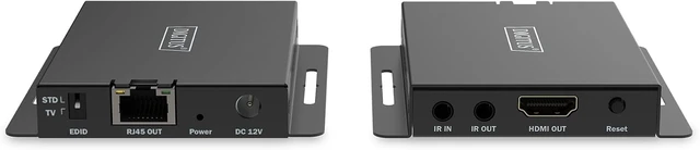 Alt view image 7 of 7 - Digitus HDMI Extension Set - for Extending HDMI Signals via Network Cable - UltraHD 4k/120Hz - HDMI 2.1-40m Range - HDCP, HDR, EDID - CAT 6, CAT 6A, CAT 7 - Black