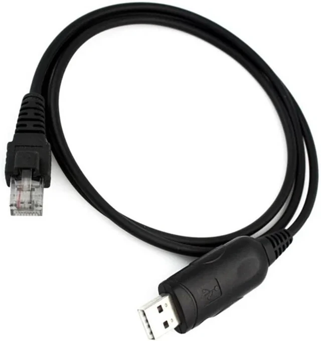 Alt view image 2 of 6 - 1pc RJ45 USB Programming Cable for TK868G TK-8180 TK-860 TK-860G TK-862 TK-862G Two Way Radios