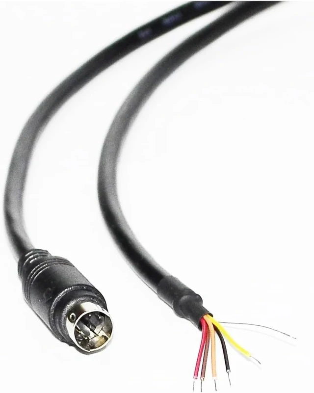 Alt view image 3 of 4 - PLC Programming Cable MINI DIN 4PIN 5PIN 6PIN 8PIN MD4 MD5 MD6 MD8 Male Connector PLC Programming Breakout Cable(8m,MD 4-PIN)