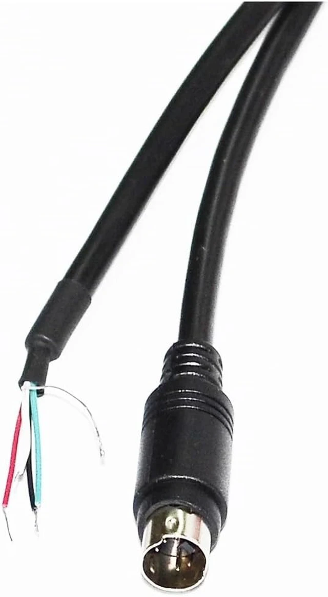 Alt view image 4 of 4 - PLC Programming Cable MINI DIN 4PIN 5PIN 6PIN 8PIN MD4 MD5 MD6 MD8 Male Connector PLC Programming Breakout Cable(8m,MD 4-PIN)