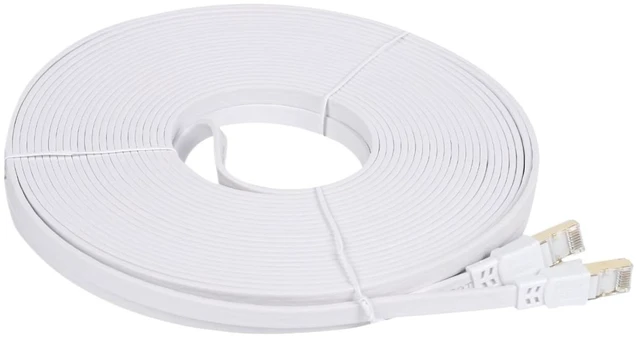 Main image of Ethernet Cable Cat 8 High Speed 5M 10M 15M 20M 30M 40Gbps 2000MHz Rj45 Internet Network Shielded Patch Cable(Cat 8 Nylon Braided,8m)