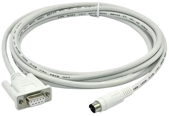 Main image of 1pcs QC30R2 for Programming Data Cable DB9 9pin Female Round DB 8 pin(QC30R2 Blue,10m)