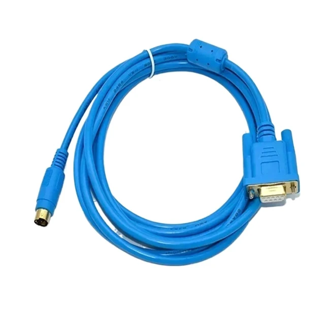 Alt view image 2 of 3 - 1pcs QC30R2 for Programming Data Cable DB9 9pin Female Round DB 8 pin(QC30R2 Blue,10m)