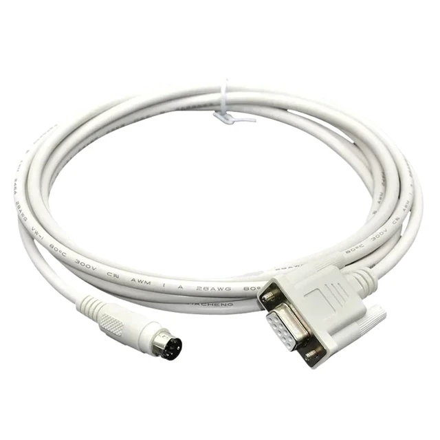 Alt view image 3 of 3 - 1pcs QC30R2 for Programming Data Cable DB9 9pin Female Round DB 8 pin(QC30R2 Blue,10m)