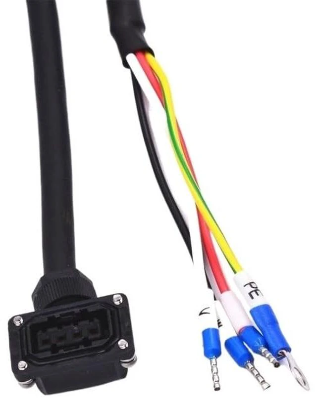 Main image of Suitable for MR-J3/J4/JE-10A/20A/40A/70A Series Drive, Motor MR-PWS1CBL3Meter 5M10M 15M-A1-L/H Power Cable(MR-PWS1CBL-A1-L,10m)