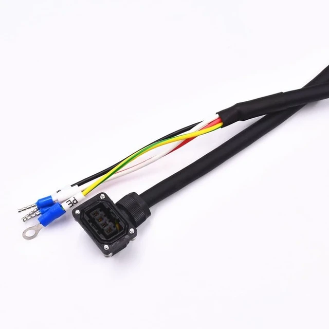 Alt view image 5 of 5 - Suitable for MR-J3/J4/JE-10A/20A/40A/70A Series Drive, Motor MR-PWS1CBL3Meter 5M10M 15M-A1-L/H Power Cable(MR-PWS1CBL-A1-L,10m)