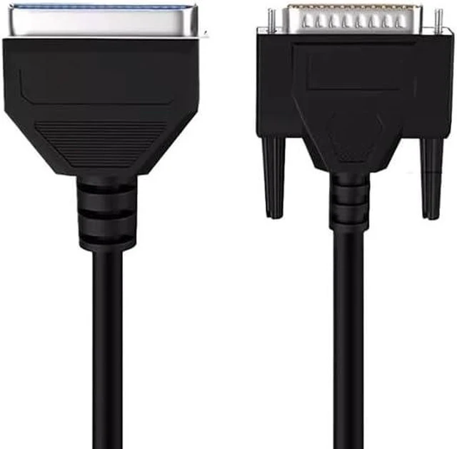 Alt view image 4 of 4 - CN36 to DB25 Parallel Printer Data Cable Pure Copper Shield 25/36Pin Gold-Plated Signal Line Male to CN36 Computer Connector(Metal Shell,5M)