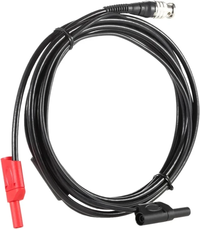Alt view image 3 of 6 - Oscilloscope Probes Auto Test Cable HT30A BNC to Banana Adapter Dual Banana Head Multipurpose Test Line 1008C 6074BE 2D72