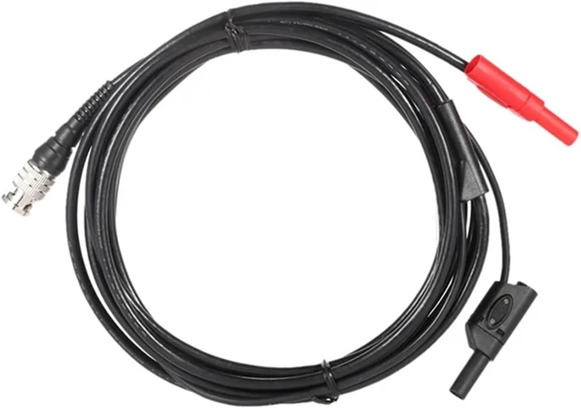 Alt view image 4 of 6 - Oscilloscope Probes Auto Test Cable HT30A BNC to Banana Adapter Dual Banana Head Multipurpose Test Line 1008C 6074BE 2D72
