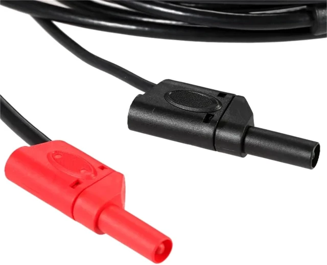 Alt view image 5 of 6 - Oscilloscope Probes Auto Test Cable HT30A BNC to Banana Adapter Dual Banana Head Multipurpose Test Line 1008C 6074BE 2D72