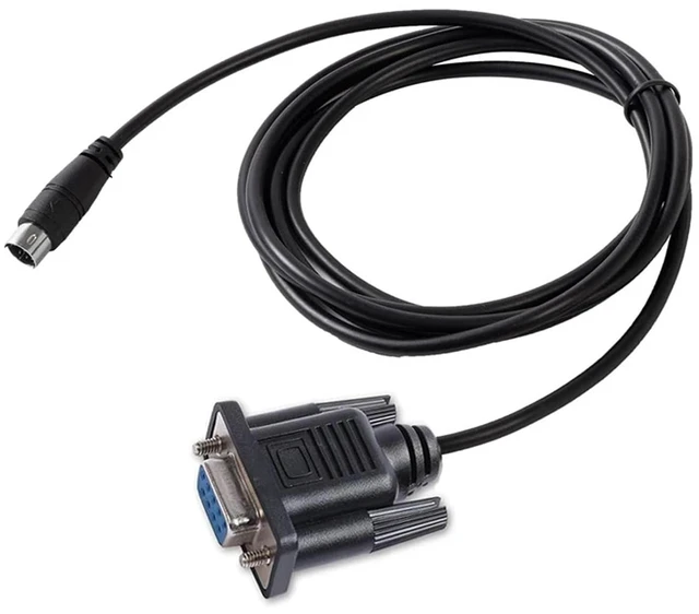 Main image of DB9 Female to 8-pin Mini Din VISCA RS232 Serial Control Cable for Connecting EVI/BRC/SRG Series Camera to PC(1.8M)