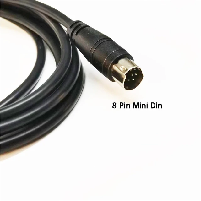 Alt view image 4 of 4 - DB9 Female to 8-pin Mini Din VISCA RS232 Serial Control Cable for Connecting EVI/BRC/SRG Series Camera to PC(1.8M)