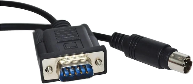 Alt view image 5 of 6 - DB9 MAEL to MD8 Male Adapter RS422 Communication Cable for DOP Series Touchscreen to FX/FX1N/FX2N KABLE(1.8M,DOP-AS38 Series)