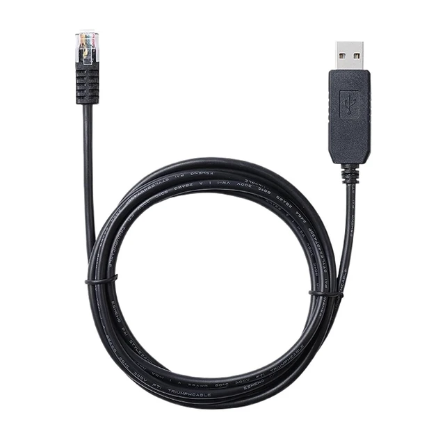 Alt view image 3 of 4 - Prolific USB RS232 Serial to RJ12 6P6C Converter Adapter Cable for Stepper Motor Servo Drive Serial RS232 Tuning Cable(1m)