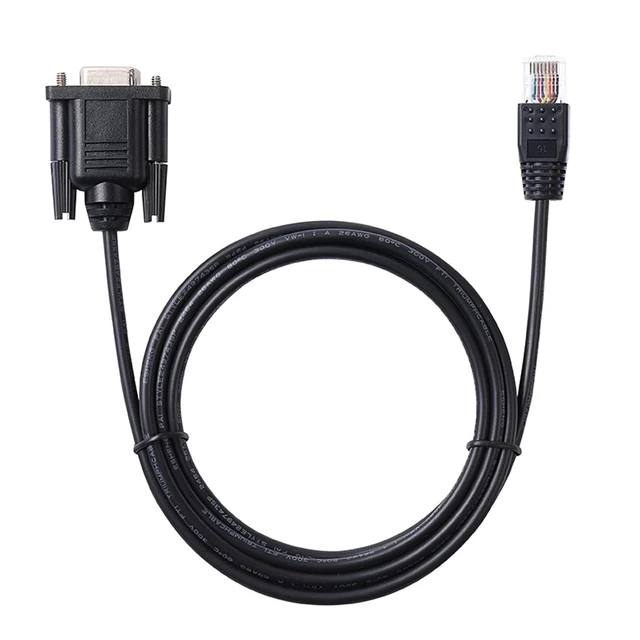 Alt view image 3 of 4 - 9Pin D-Sub DB9 Female RS232 Serial to RJ45 8P8C Communication Cable for GM Tech 2(1.8M)