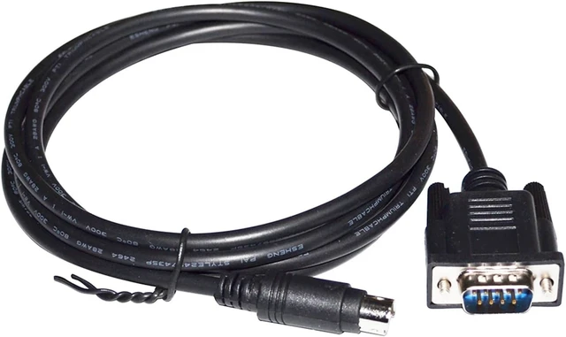 Alt view image 3 of 6 - DB9 MAEL to MD8 Male Adapter RS422 Communication Cable for DOP Series Touchscreen to FX/FX1N/FX2N KABLE(1.8M,DOP-AS38 Series)