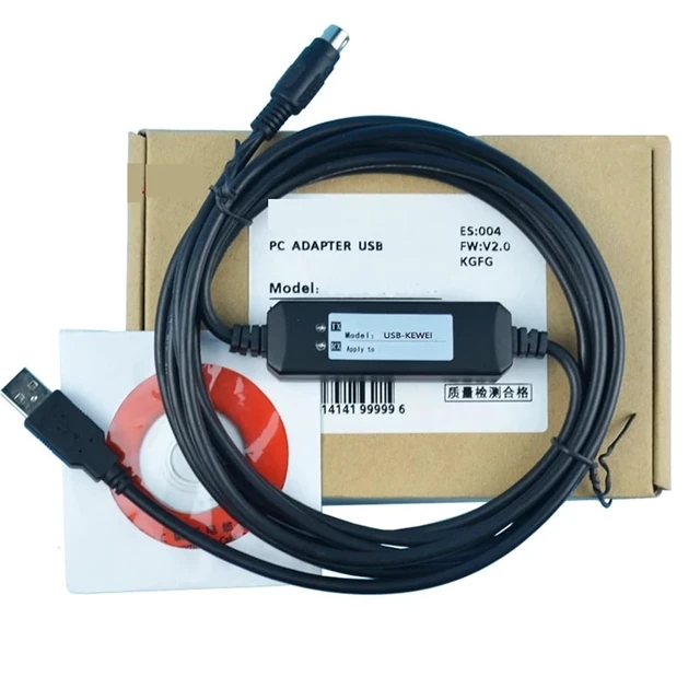 Alt view image 3 of 5 - 1PCS Programming Cable EP-08M08R-04N04B EP LP EC Series line Communication Download line