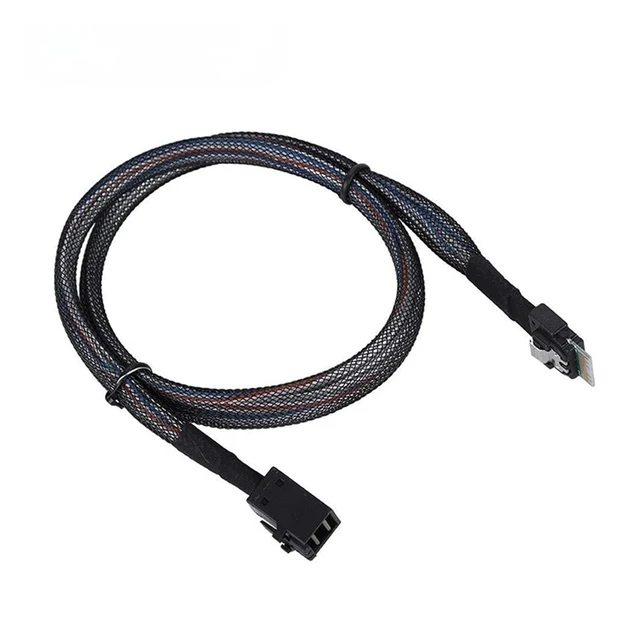 Alt view image 2 of 6 - PCIE4.0 S/AS HD SFF-8643 36PIN to Slimline S/AS SFF-8654 4i 38P Cord(0.5m)