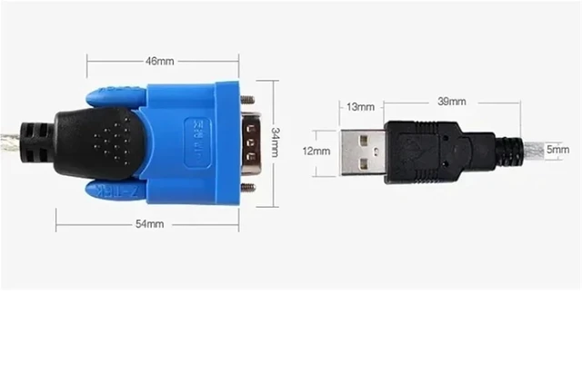 Alt view image 3 of 3 - Industrial Grade Conversion Cable USB to RS232 Serial Port Z-TEK Universal Data Programming Download Line USB-232