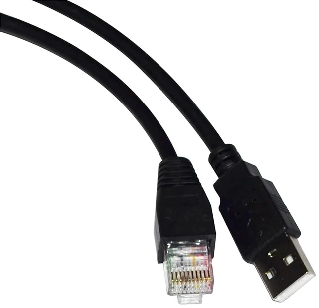 Alt view image 5 of 5 - USB 2.0 to RJ50 RJ48 AP9827 Console Cable for Smart UPS 940-0127B 940-127C 940-0127E BR1000G to NAS DS1517 DS216 DS218 KABLE(3.6M)