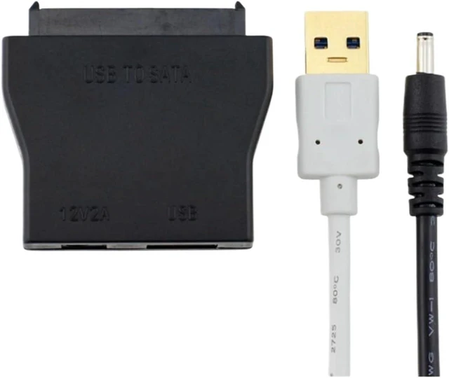 Alt view image 4 of 6 - Sata to USB 3.0 Hard Drive Adapter Cable, Easy Drive Cable, External 2.5/3.5-inch Old Desktop