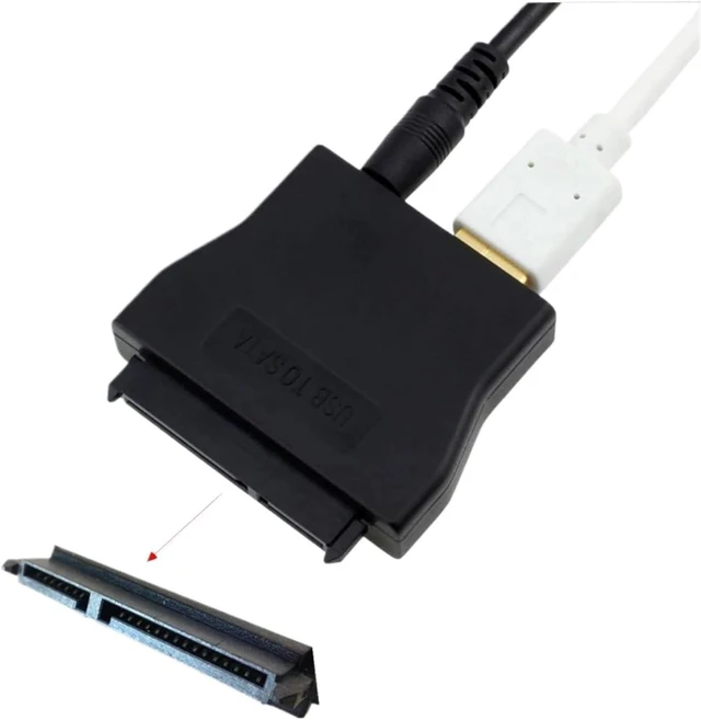 Alt view image 5 of 6 - Sata to USB 3.0 Hard Drive Adapter Cable, Easy Drive Cable, External 2.5/3.5-inch Old Desktop