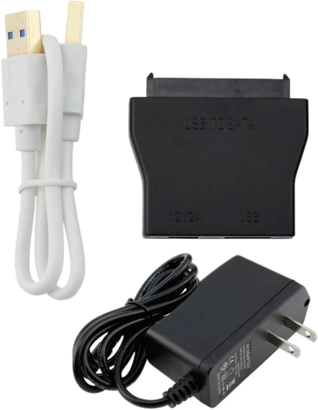 Alt view image 3 of 6 - Sata to USB 3.0 Hard Drive Adapter Cable, Easy Drive Cable, External 2.5/3.5-inch Old Desktop
