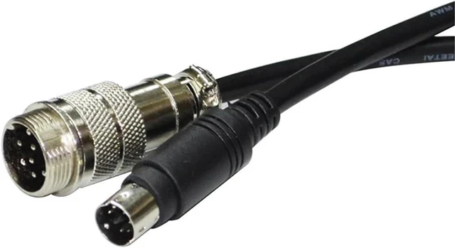 Alt view image 5 of 6 - PS/2 MD6 to 9 DIN Male Adapter Connection Data Cable for THRUSTMASTER TH8A Gear TSSH TSSH+ MOD+ HANDBRAKE Signal KABLE(3.6M)