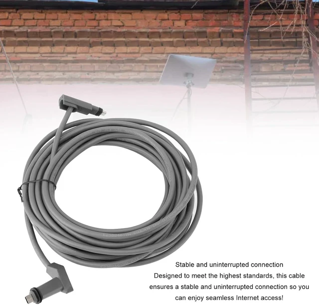 Alt view image 5 of 7 - Cable Professional Replacement, Extension Cable, Cable Wire Clips Kit for Rectangular Satellite V2 (30ft/9.2M)