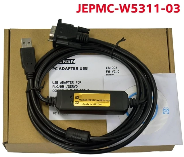 Alt view image 2 of 5 - Compatible with MP2000 Series Programming Cable Download line JEPMC-W5311-03