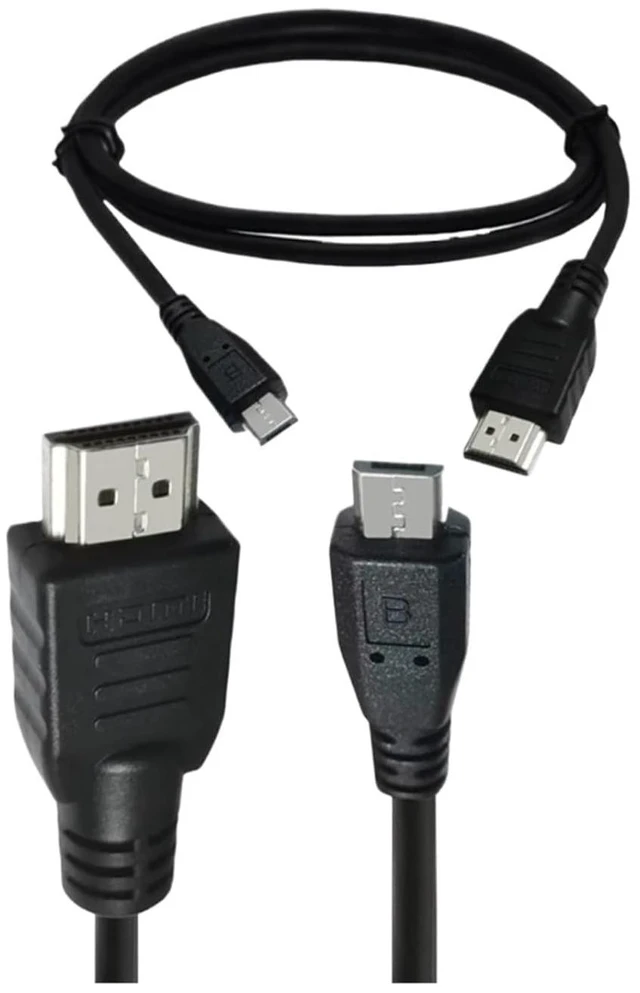 Alt view image 6 of 6 - M;ic/ro USB to HDMI Cable for an/DRO/id m;ic/ro USB to HDMI Adapter 1080P HDTV Mirroring & Cable to TV/Projector