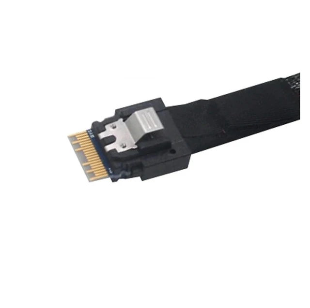 Alt view image 4 of 4 - PCI-E Slimline S/AS 4.0 SFF-8654 8i to 8X SATA Cable 4X M1ni S/AS 29Pin SFF-8482 Computer Server Array Disk Cord Hub 6Gbps Rate(1m,8X to 8-SATA)