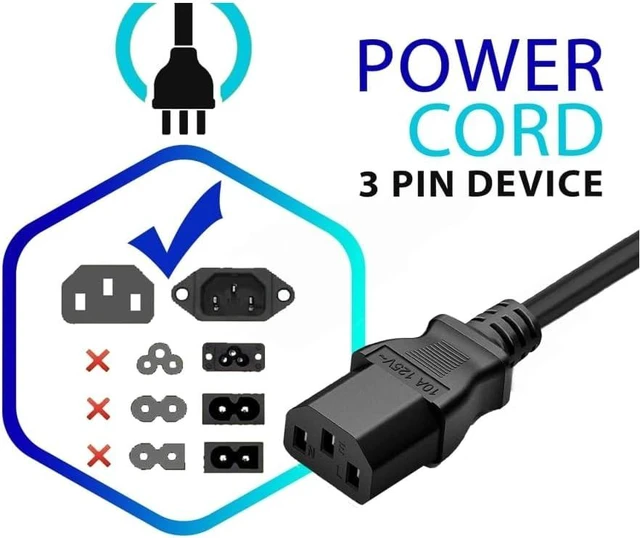 Alt view image 2 of 3 - Power Cord, Power Adapter, Connection Cable, Charging Cable Suitable for Devialet 108dB