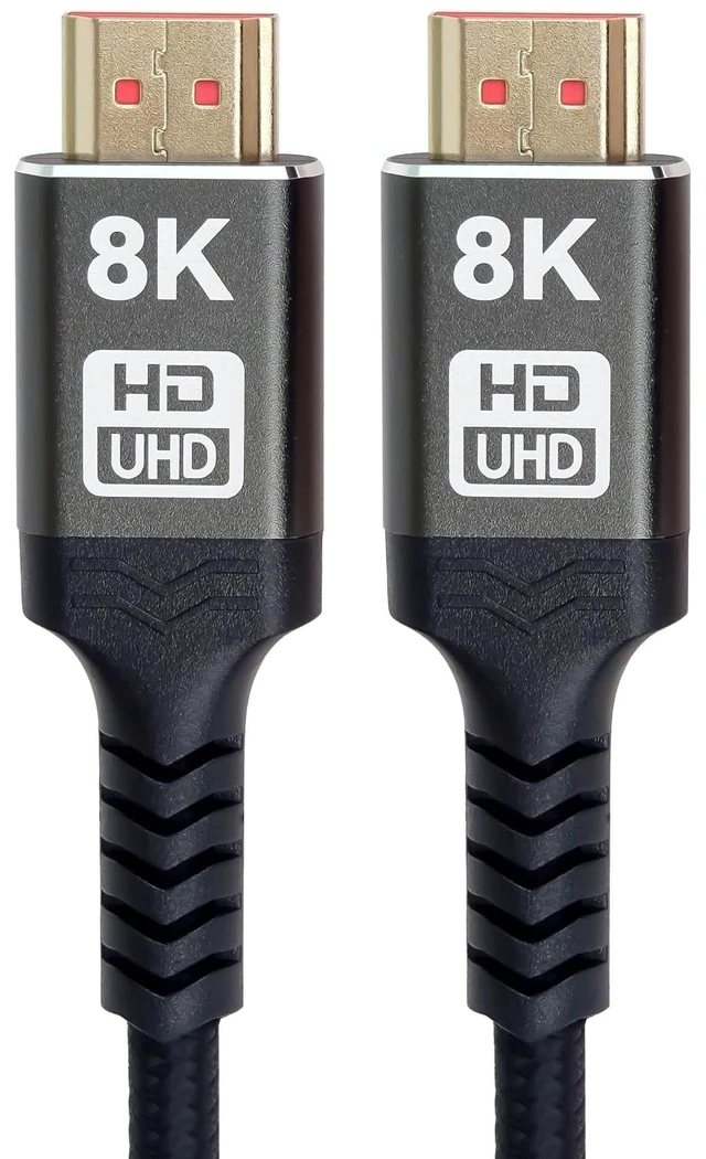 Main image of PremiumCord 8K Ultra High Speed HDMI 2.1 Cable M/M 48Gbps with Ethernet, Video Resolution 8K @ 60Hz, Deep Colour, 3D, EDID, ARC, HDR, 3X Shielded, Textile Cable Braid, Gold-Plated, Length 7 m