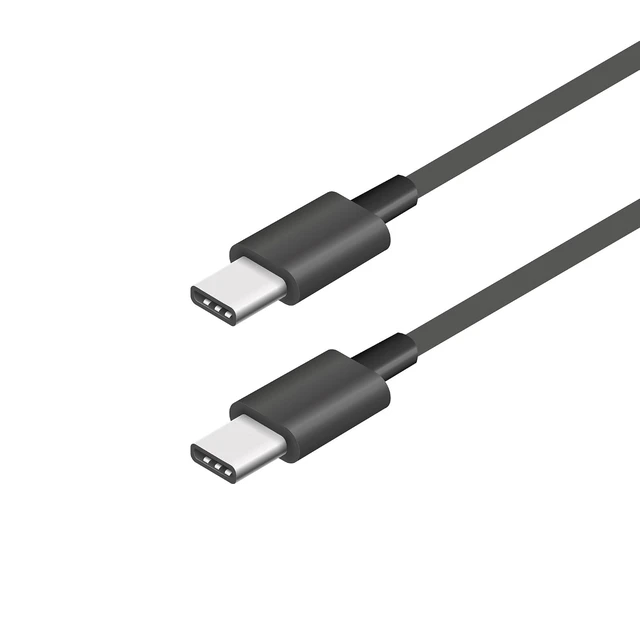 Alt view image 3 of 3 - -Charging and Data Cable Type-C - Type-C / 3A - 1 m - Black