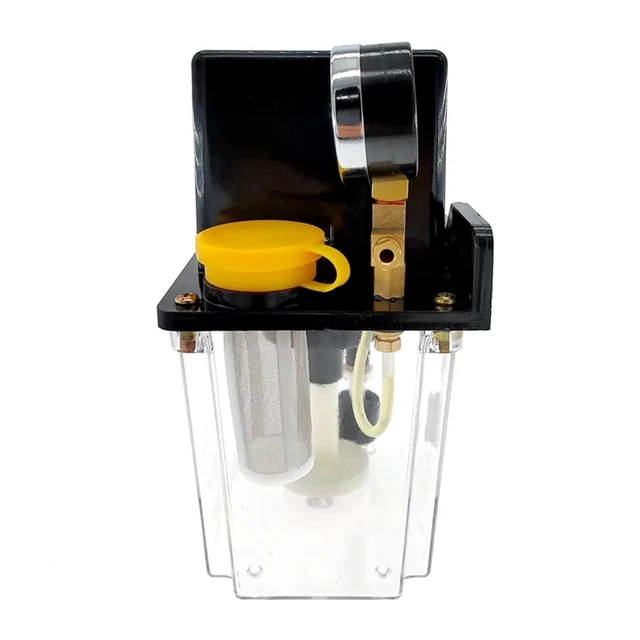 Alt view image 2 of 6 - 1pcs 1L Automatic Lubricant Pump Automatic Lubricating Oil Pump Electromagnetic Lubrication Pump Lubricator