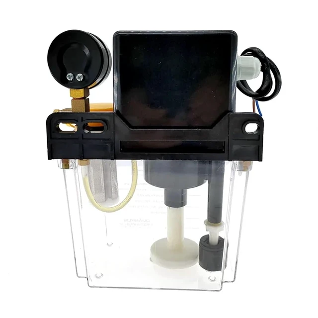 Alt view image 4 of 6 - 1pcs 1L Automatic Lubricant Pump Automatic Lubricating Oil Pump Electromagnetic Lubrication Pump Lubricator